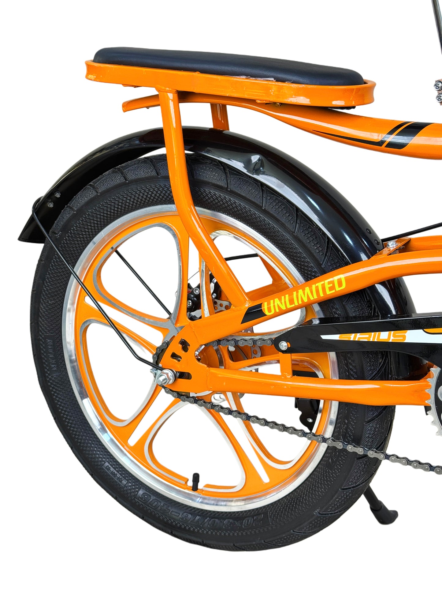 BMX 20 Inch Kids & Teens Bike โ Durable Frame with Front Basket & Padded Rear Seat