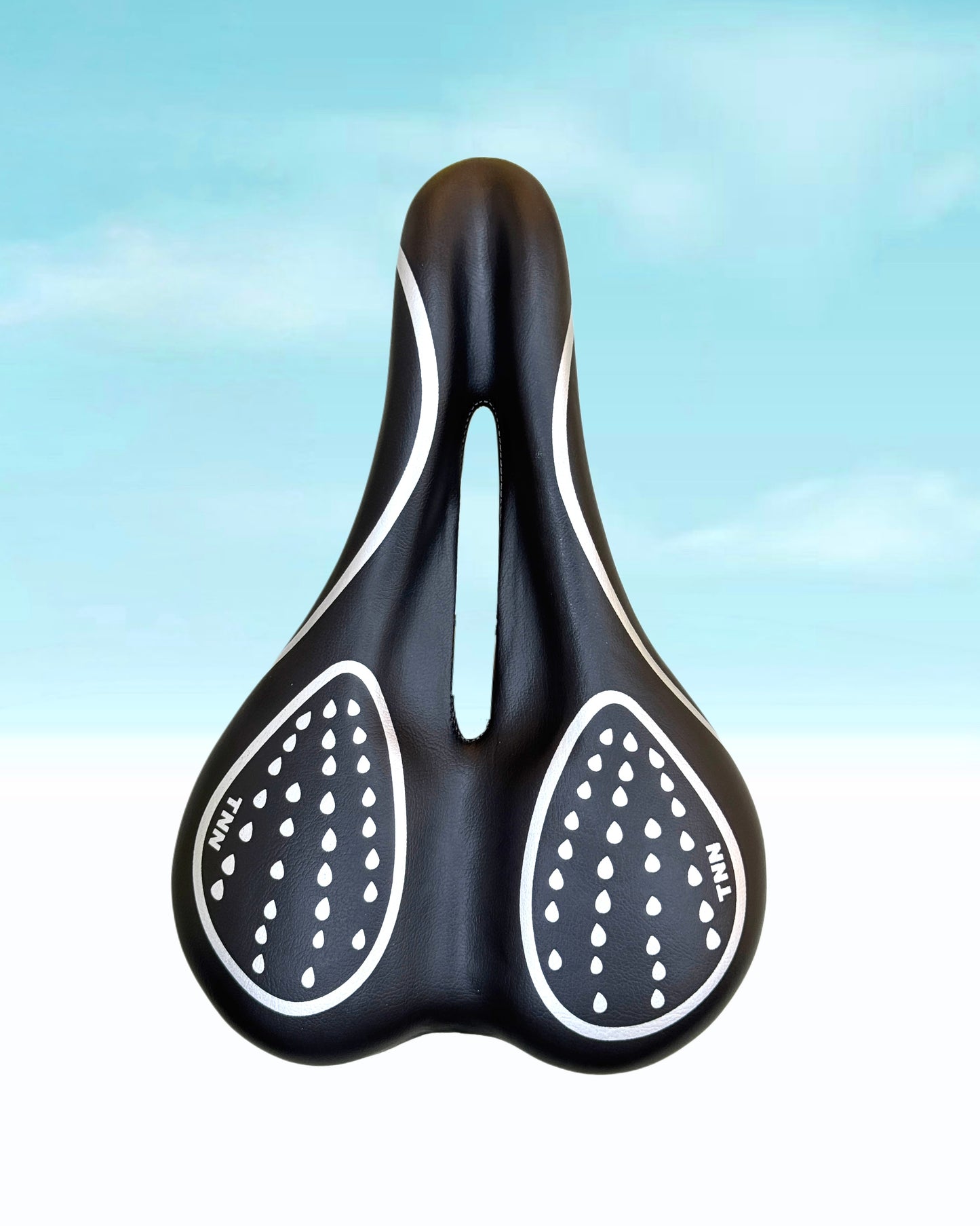 Russian bicycle seat, black*white