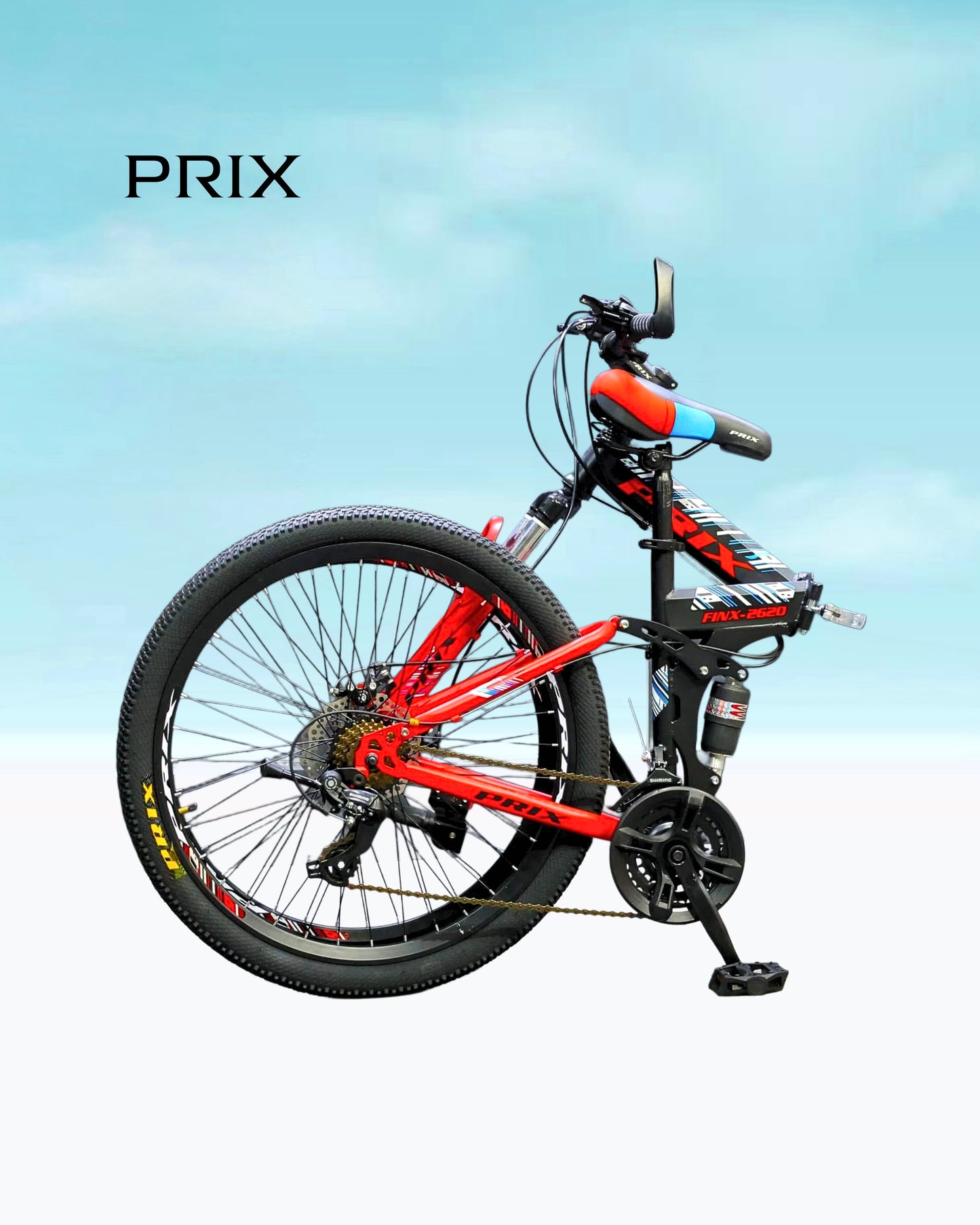 FOLDING BIKE 26 red