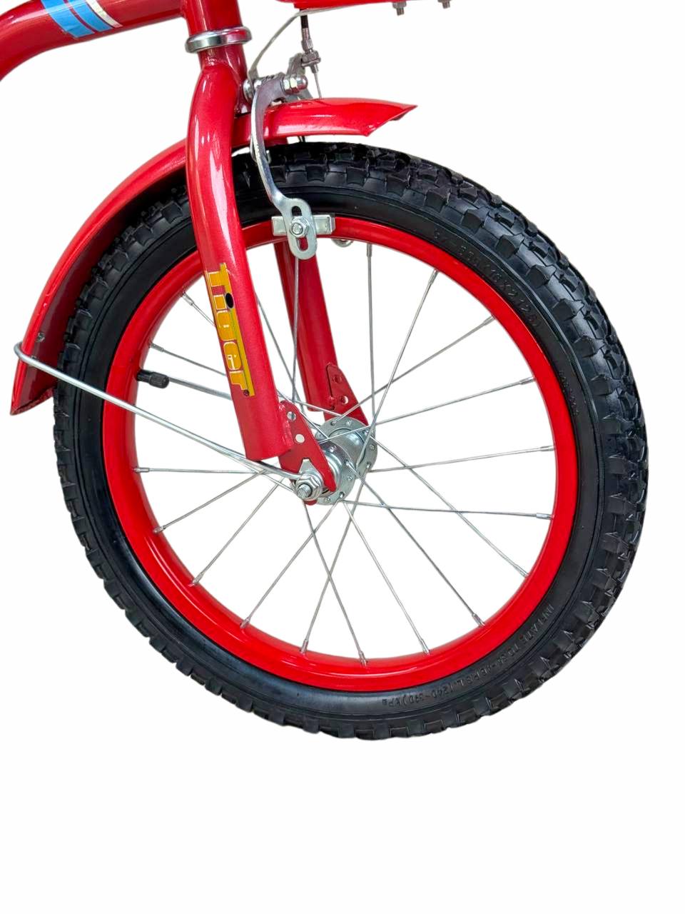 TIGER Kids Bike 16 Inch with Front Basket & Back Seat โ For Children 4 to 7 Years