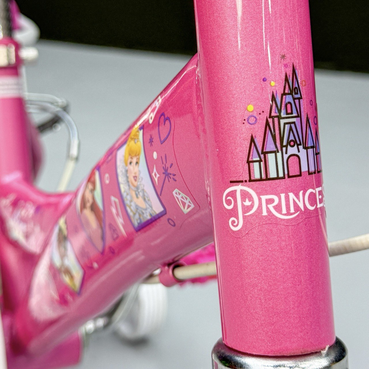 Princess Edition 12" Girls' Bike – With Front Basket & Training Wheels (Ages 2–5 Years)