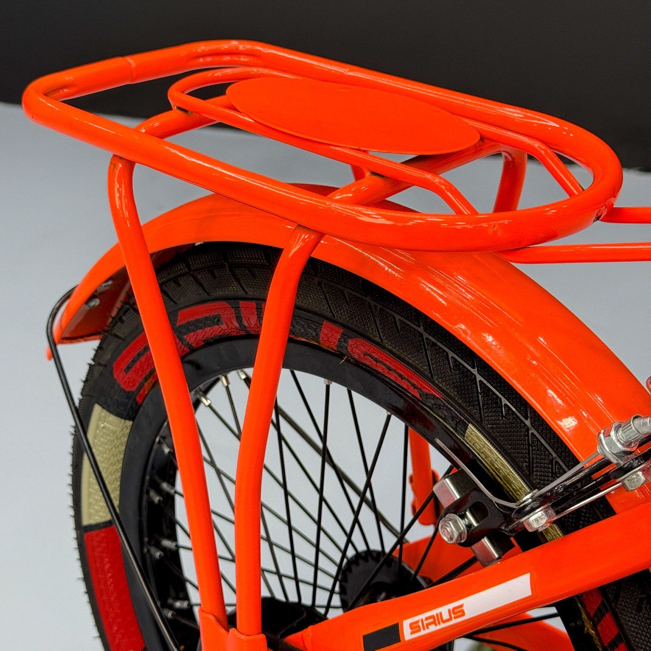 Series 16” Kids Bicycle – Heavy-Duty Frame with Front Basket & Backrest Seat – Safe & Stable Ride Orange