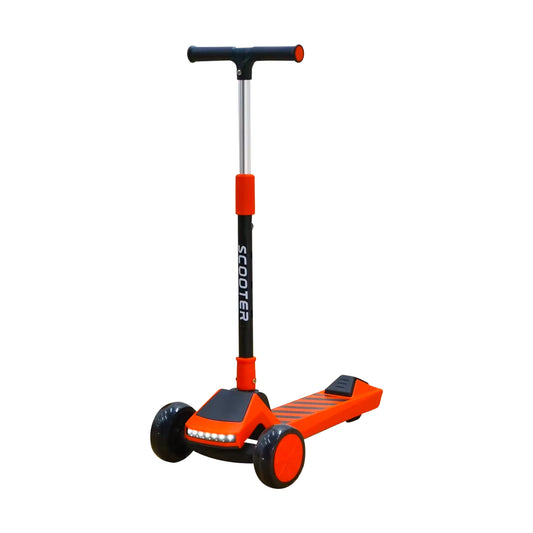 Kids 3-Wheel LED Scooter – Tesla Design, Foldable with Adjustable Height