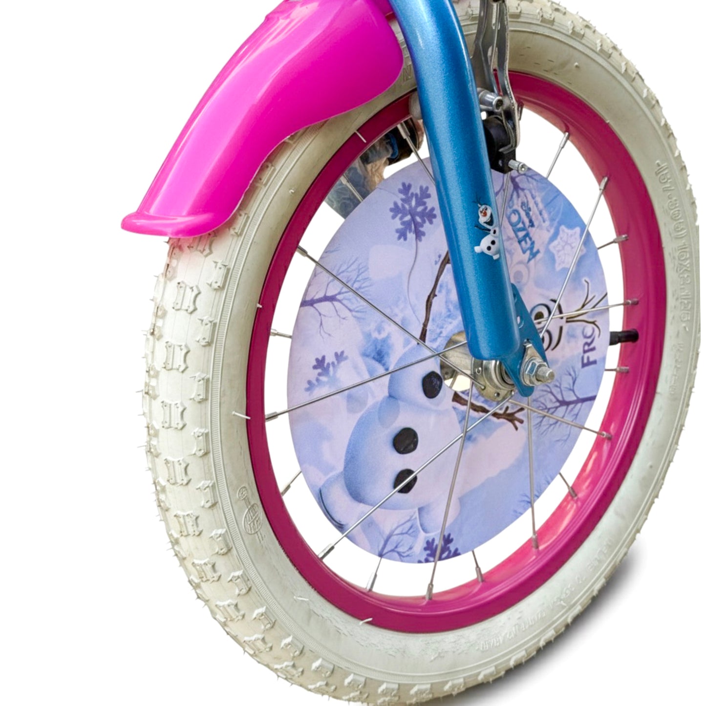 Girls’ FROZEN Bicycle, Size 16, With Training Wheels – For Ages 4 to 7 Years