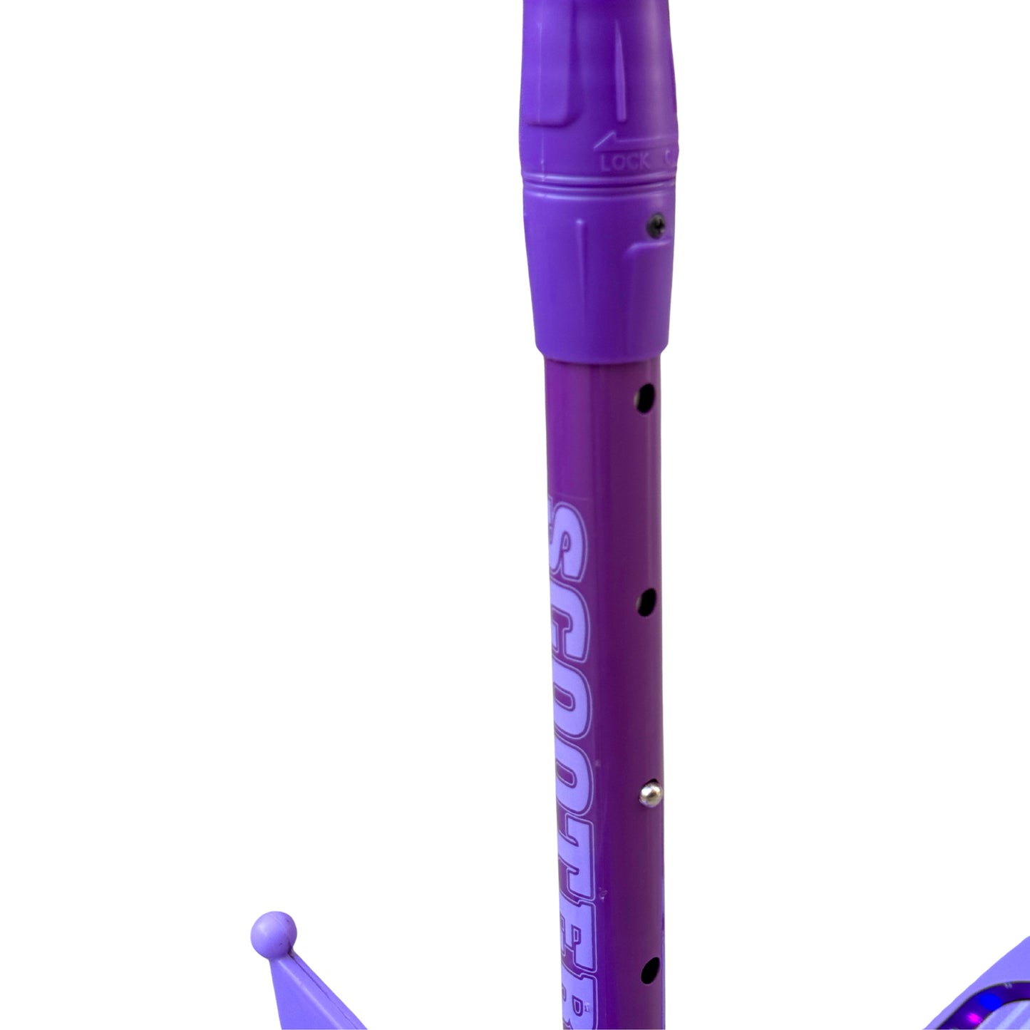 Kids 3-Wheel Foldable Scooter with LED Lights & Music – Adjustable Height – Kuromi Design – Ages 3-12 – Safe & Durable