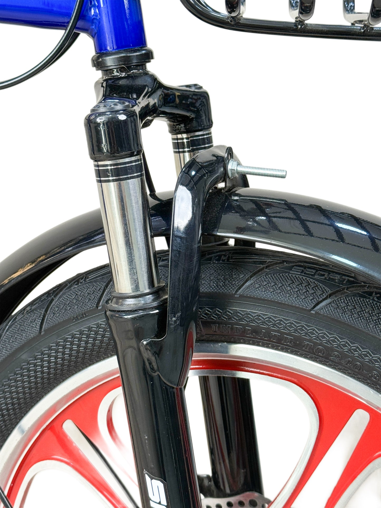 BMX 20 Inch Kids & Teens Bike – Durable Frame with Front Basket & Padded Rear Seat