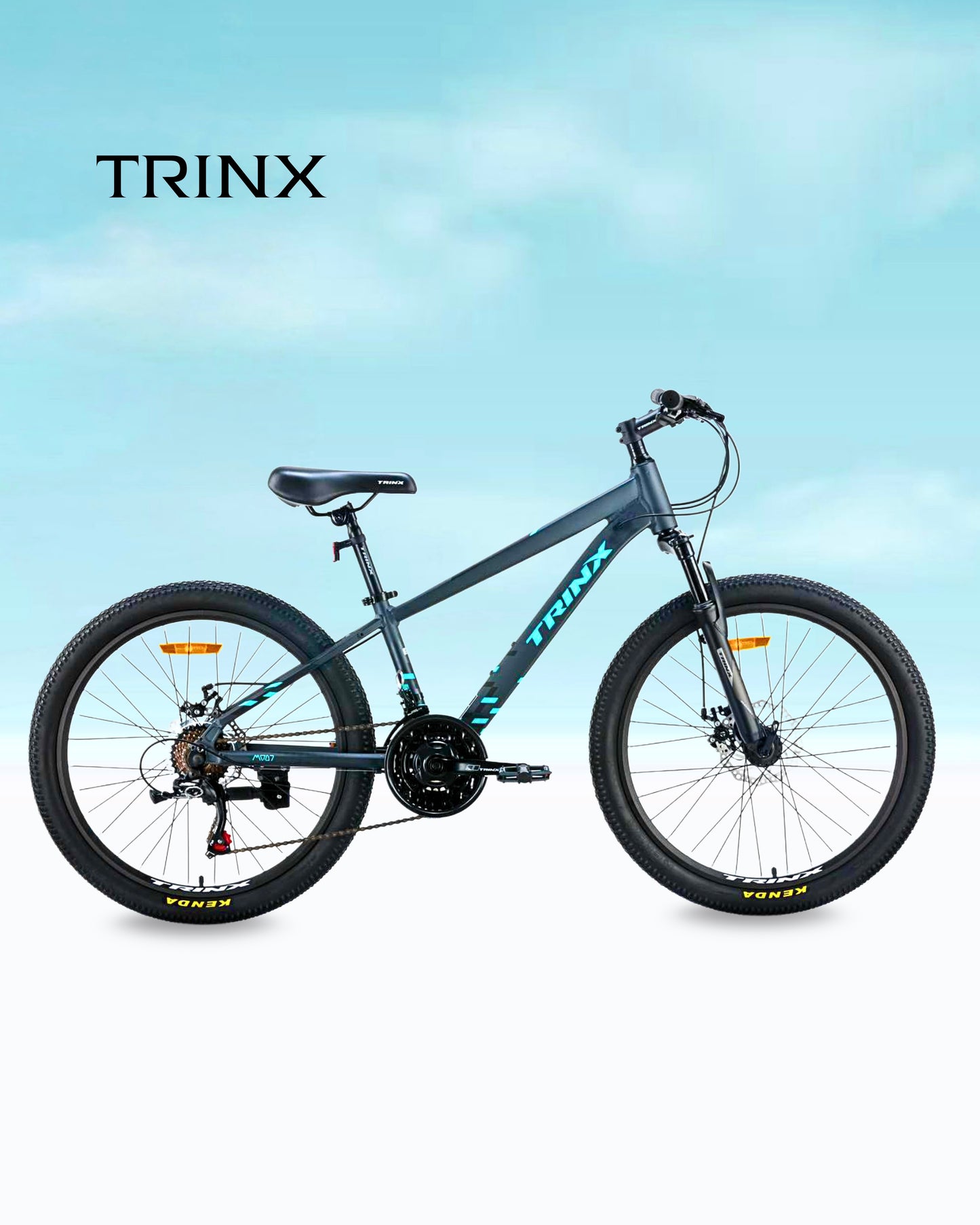Trinx M007 size 24 Aluminum blue