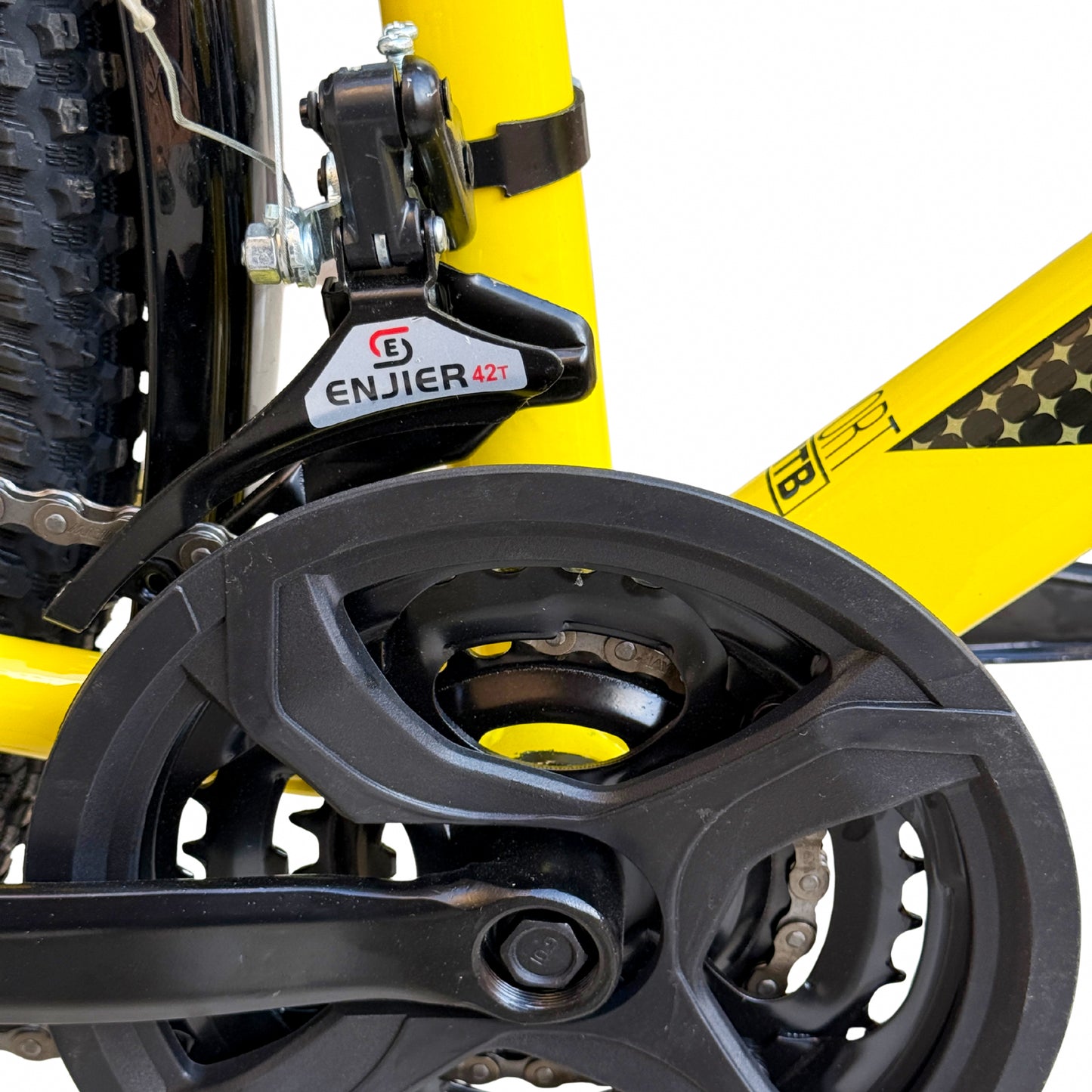 26 Inch Bicycle – 21 Speed, Front Suspension, Disc Brakes, Front Basket & Rear Seat, Quick Release Seat