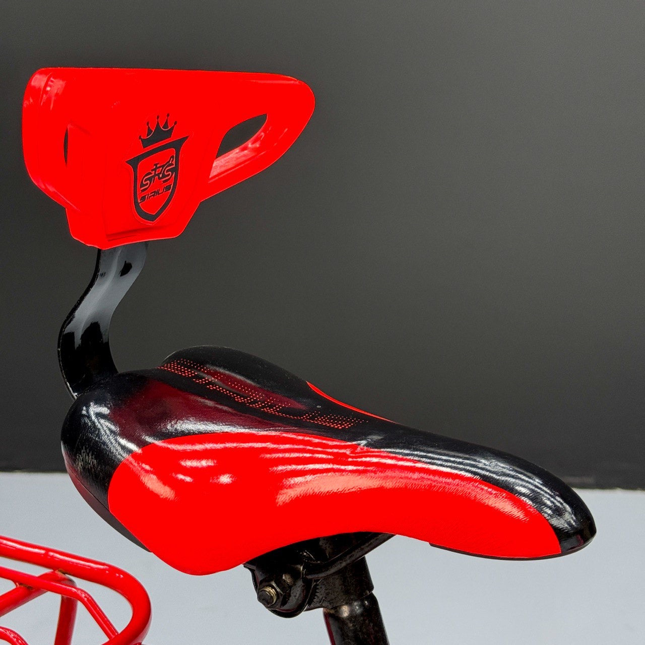 Series 20” Kids Bicycle – Heavy-Duty Frame with Front Basket & Backrest Seat – Safe & Stable Ride Red