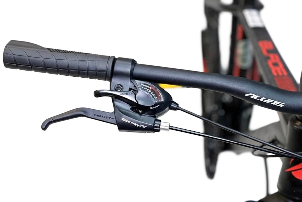 Alvas Blade 29” Aluminum Mountain Bike – Shimano 24-Speed – Mechanical Disc Brakes – High Trail Performance