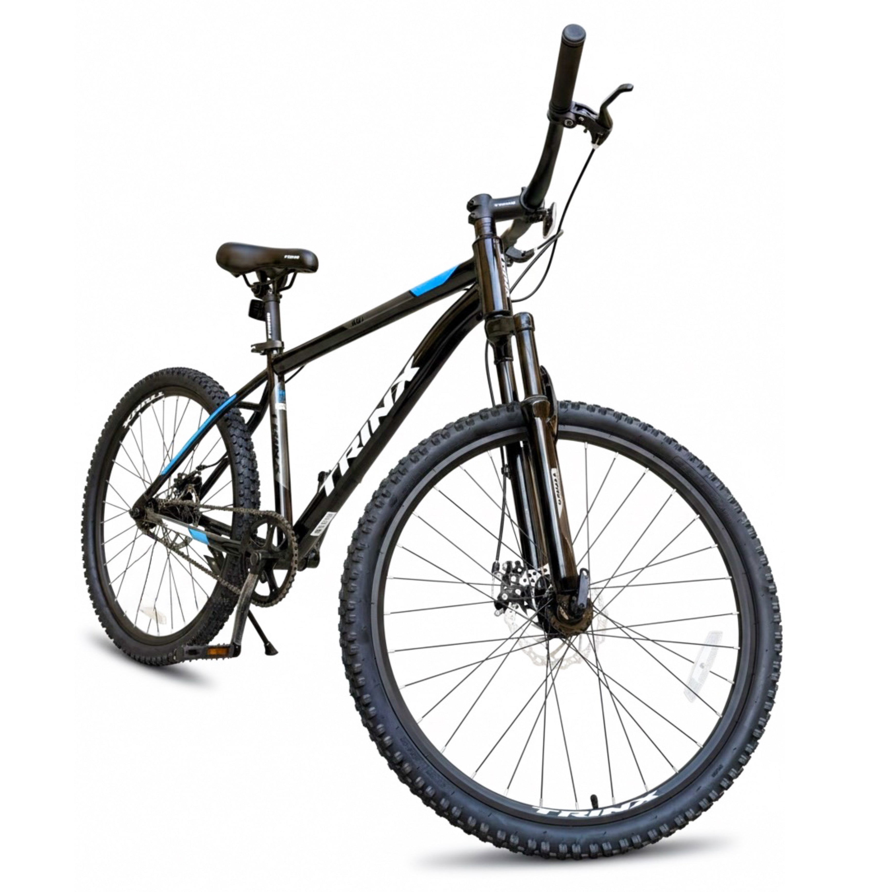 Trinx K01 26” Mountain Bike – Steel Frame – Single Speed – Disc Brakes – Front Suspension
