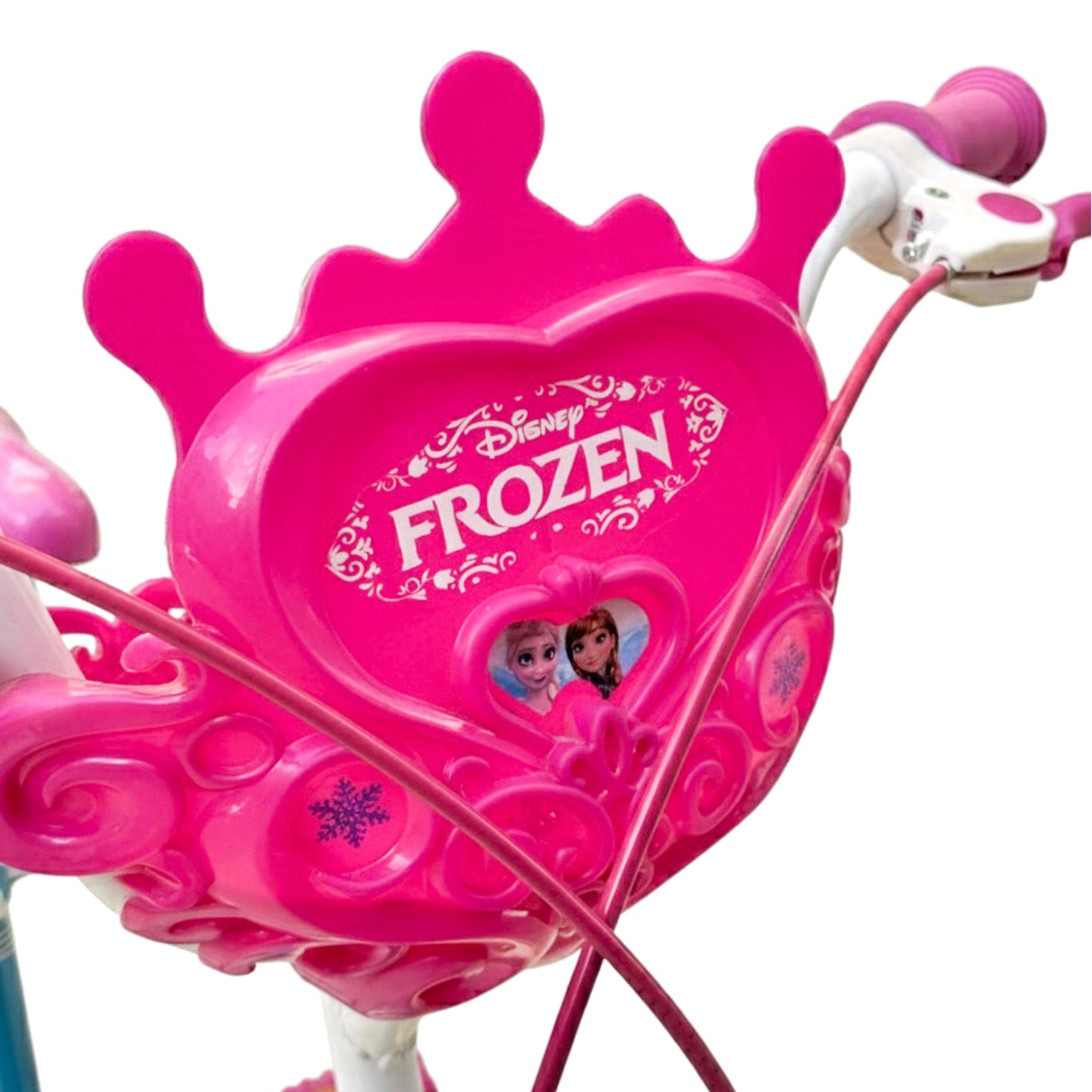 Girls’ FROZEN Bicycle, Size 16, With Training Wheels – For Ages 4 to 7 Years