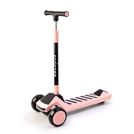 Kids 3-Wheel LED Scooter – Tesla Design, Foldable with Adjustable Height