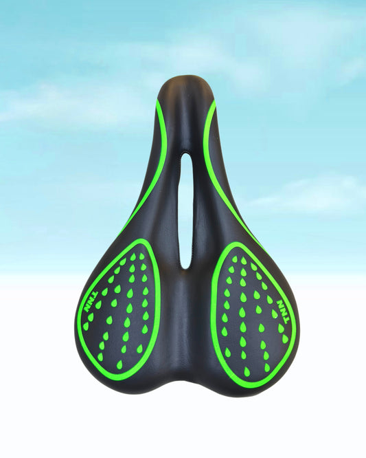 Russian bicycle seat, black*green