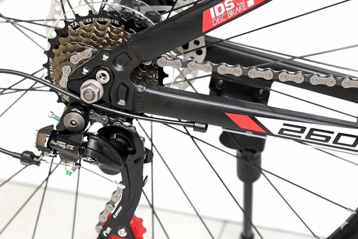 ALVAS 26” Lightweight Aluminum Mountain Bike | 21-Speed | Lockout Fork | Disc Brakes | Double Wall Rims | Kenda Tires