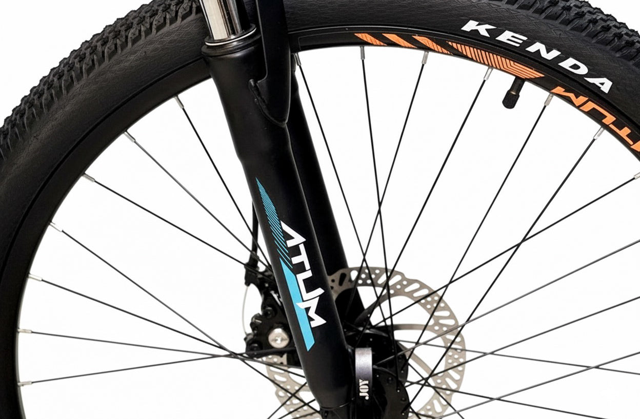 Atum Storm V3 26” Mountain Bike – 6061 Alloy Frame – Shimano 24-Speed – Disc Brakes – Lockable Front Suspension