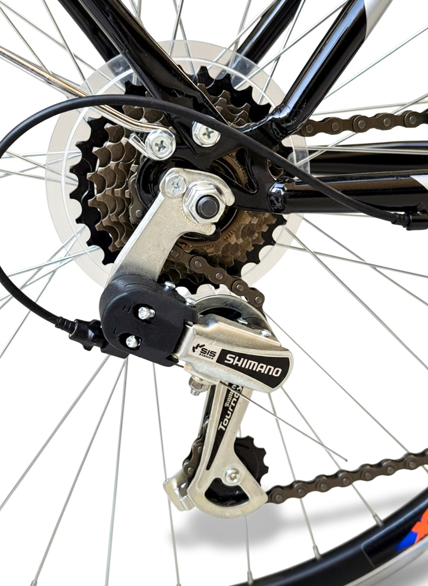 City Bike 26” Shimano Gears – Comfortable & Practical Design black
