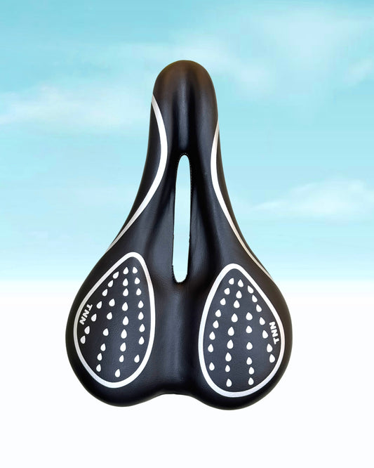 Russian bicycle seat, black*white