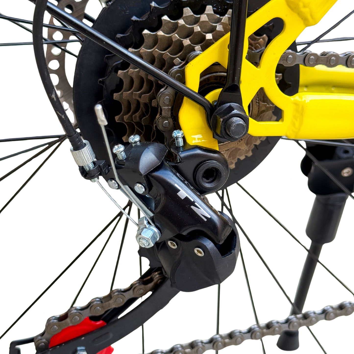 26 Inch Bicycle – 21 Speed, Front Suspension, Disc Brakes, Front Basket & Rear Seat, Quick Release Seat