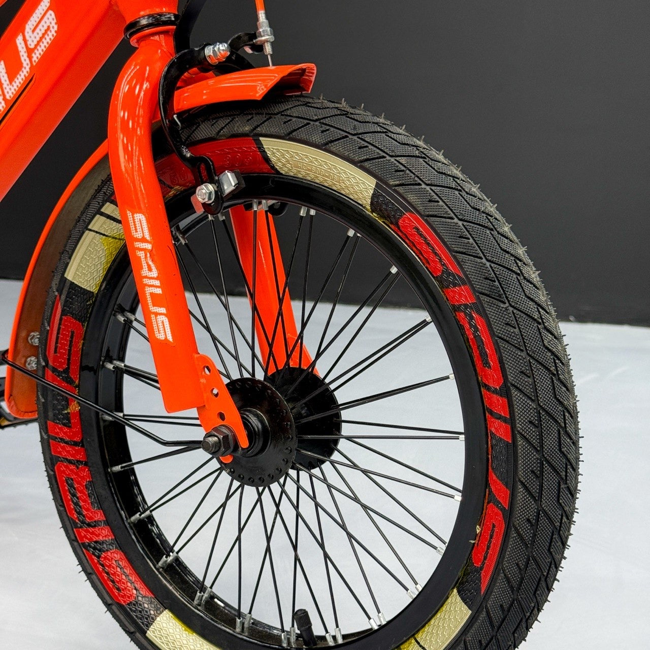 Series 16” Kids Bicycle – Heavy-Duty Frame with Front Basket & Backrest Seat – Safe & Stable Ride Orange