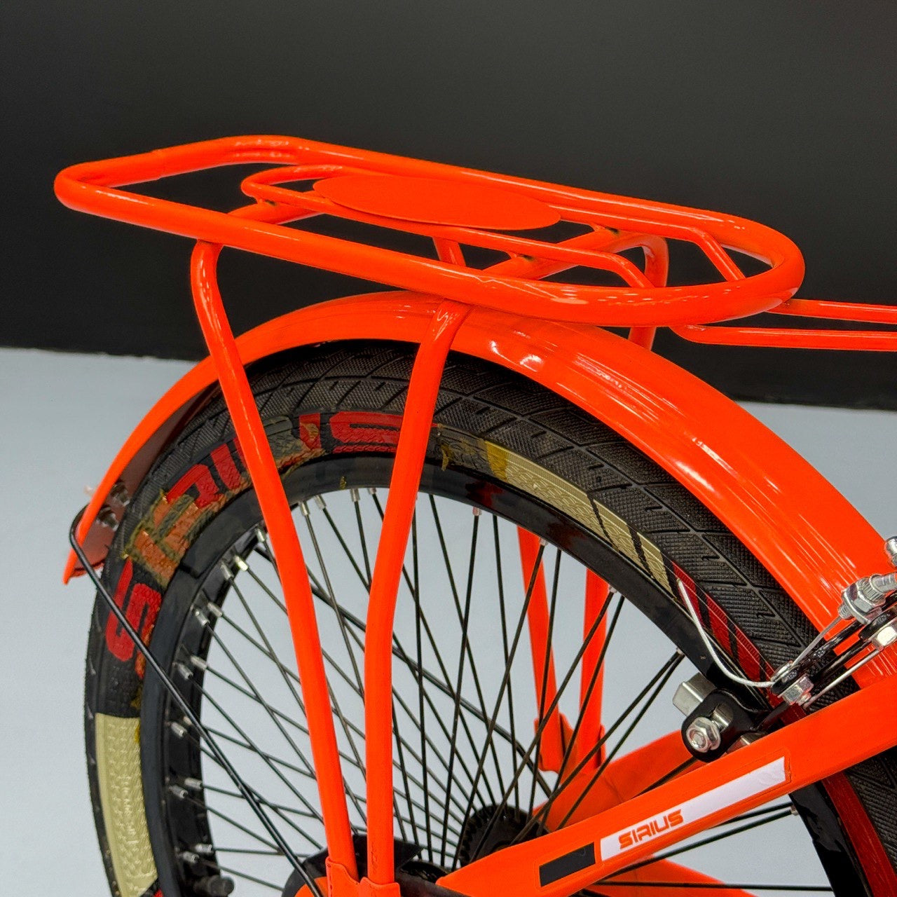 Series 20” Kids Bicycle – Heavy-Duty Frame with Front Basket & Backrest Seat – Safe & Stable Ride Orange