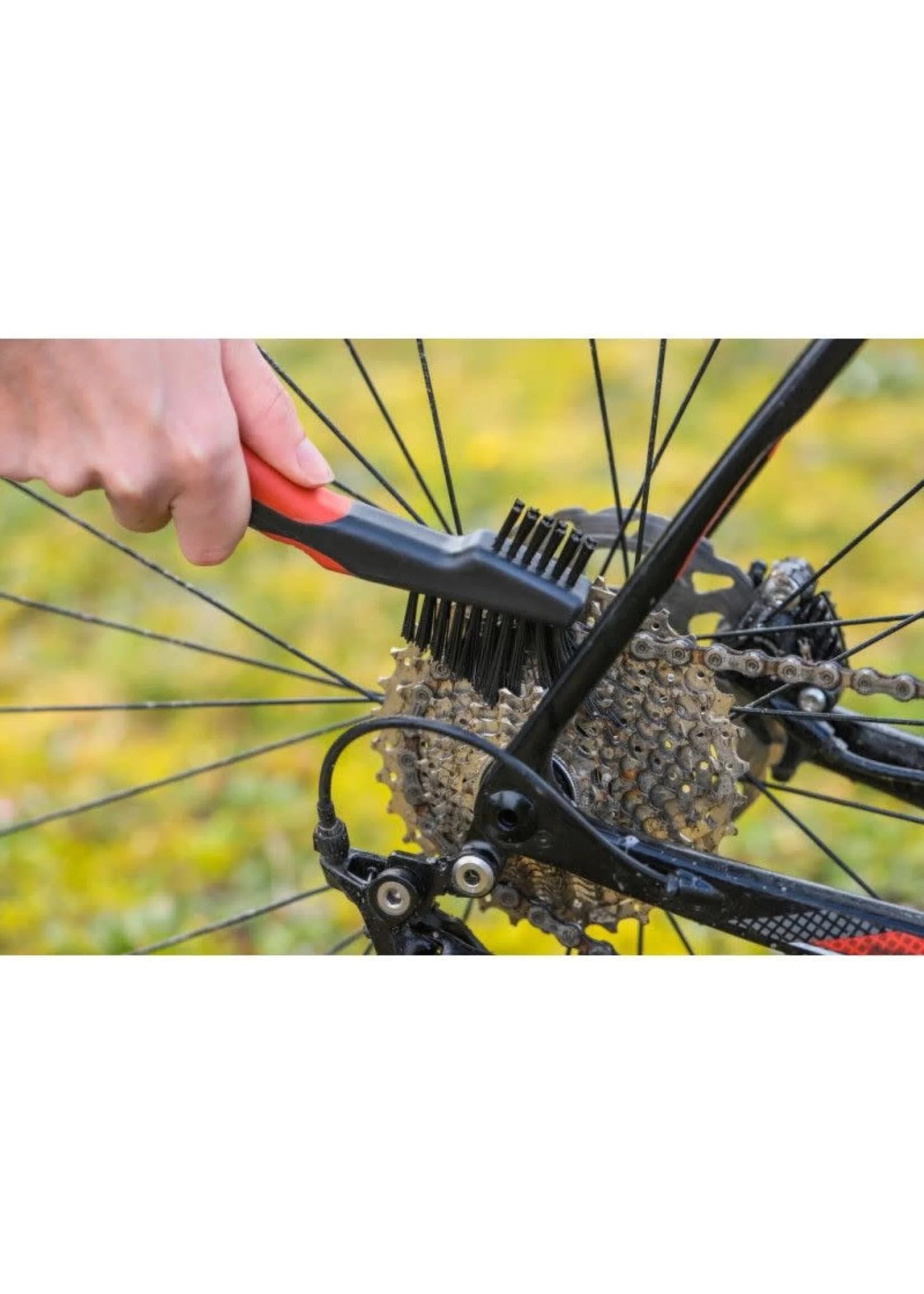 Zefal 3-Piece Bicycle Cleaning Brush Set – Complete Bike Cleaning Kit for Chain, Cassette & Frame Maintenance