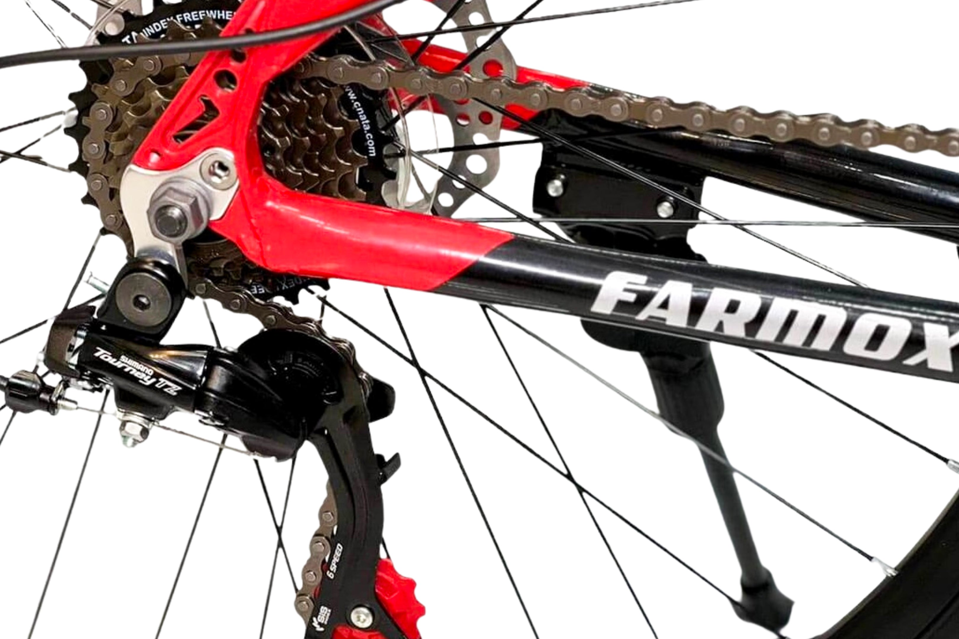 Alvas Farmox 26” Mountain Bike – Lightweight Aluminum Frame – 21-Speed Shimano – Front & Rear Disc Brakes
