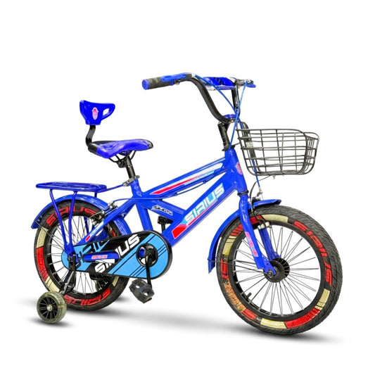 Series 16” Kids Bicycle – Heavy-Duty Frame with Front Basket & Backrest Seat – Safe & Stable Ride Blue