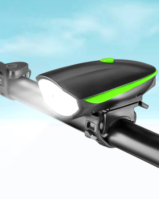 Flashlight + siren High quality water resistant green