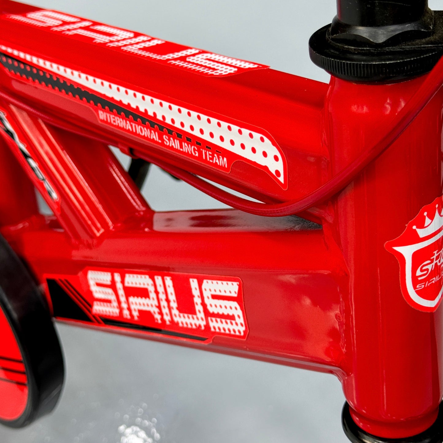 Series Kids Bicycle – Heavy-Duty Frame with Front Basket & Backrest Seat – Safe & Stable Ride Red