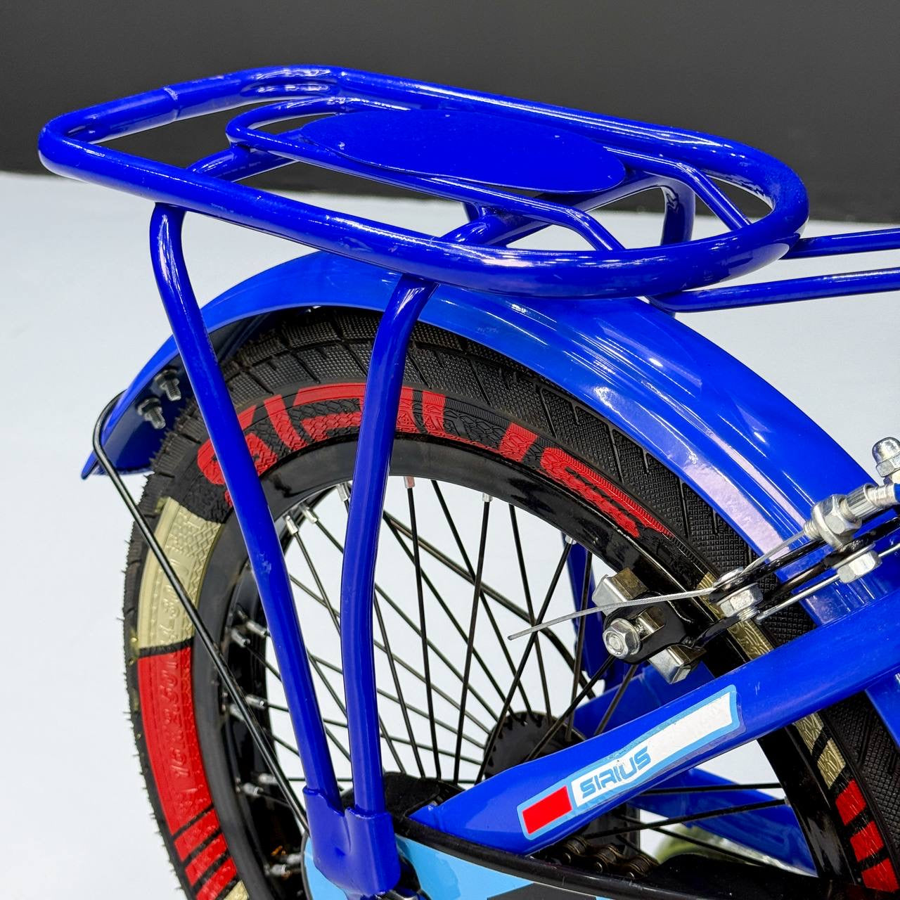 Series 16” Kids Bicycle – Heavy-Duty Frame with Front Basket & Backrest Seat – Safe & Stable Ride Blue