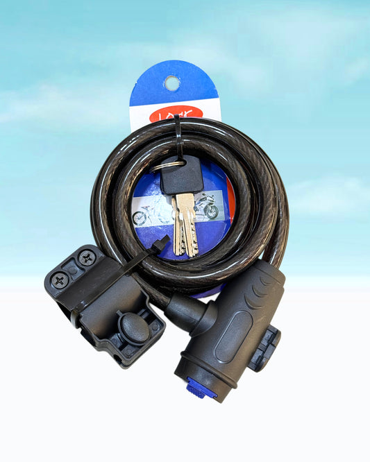Durable, high quality bike lock with lock holder