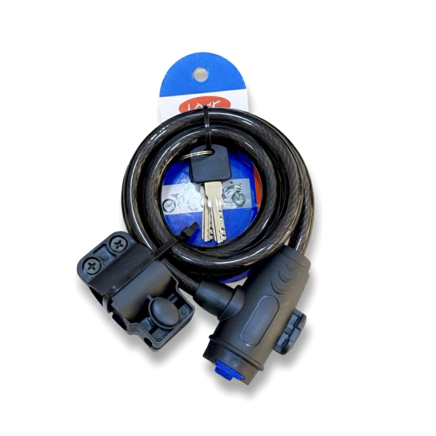 Durable, high quality bike lock with lock holder