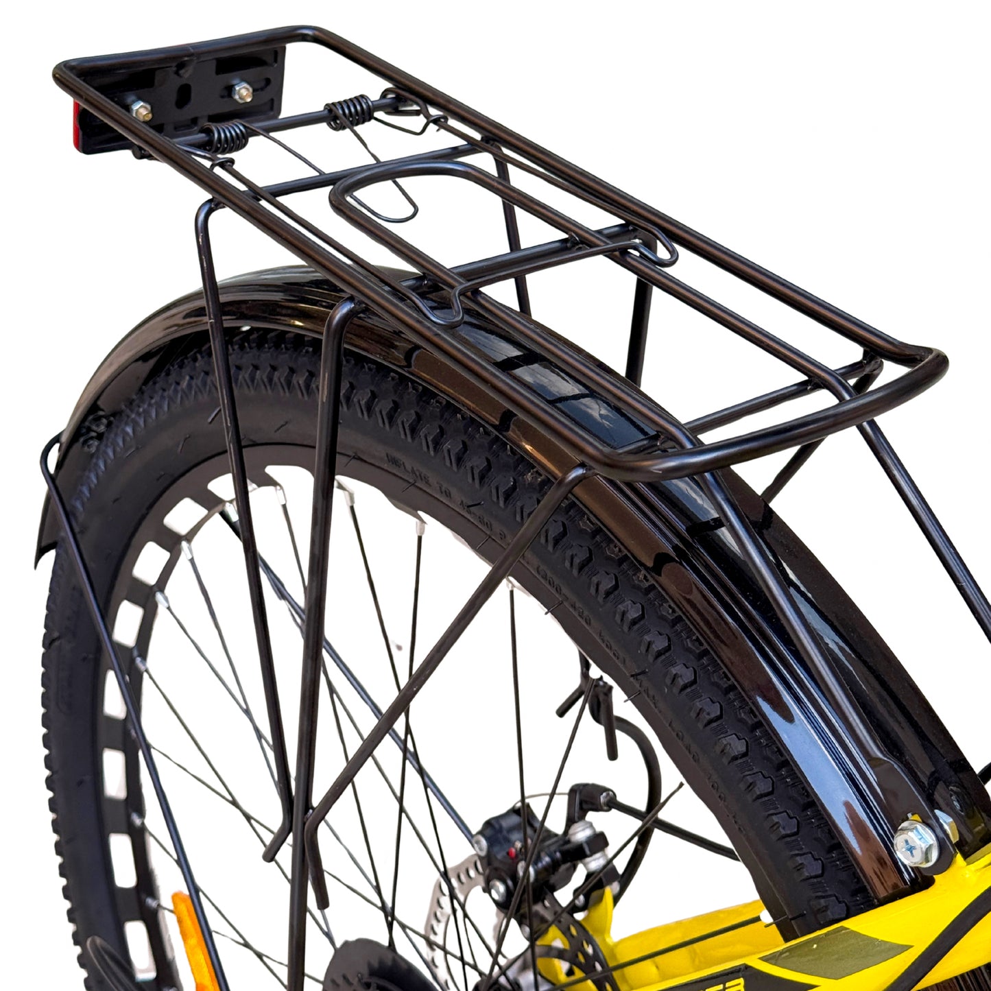 26 Inch Bicycle – 21 Speed, Front Suspension, Disc Brakes, Front Basket & Rear Seat, Quick Release Seat