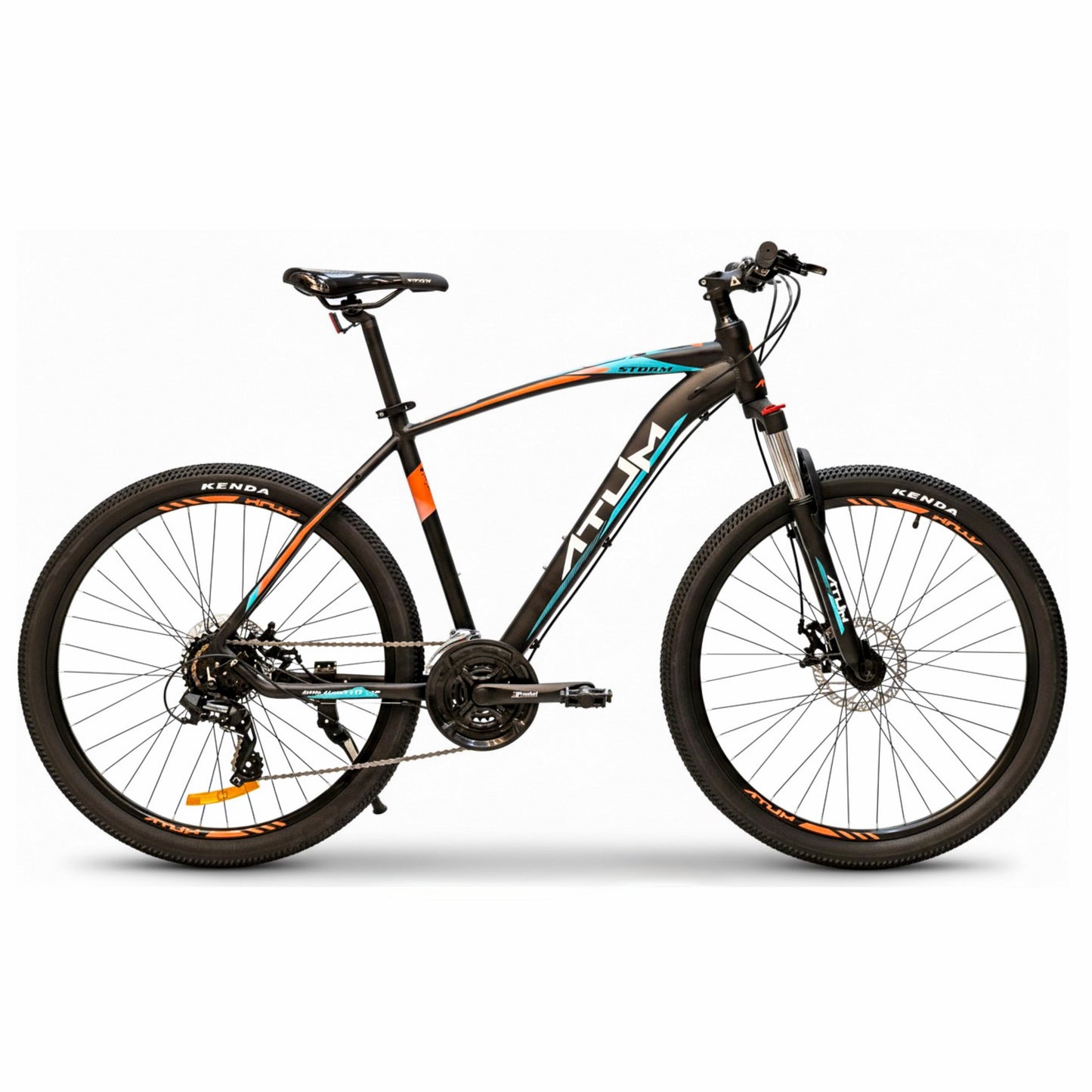 Atum Storm V3 26” Mountain Bike – 6061 Alloy Frame – Shimano 24-Speed – Disc Brakes – Lockable Front Suspension