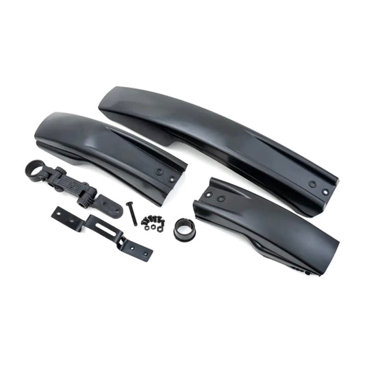 3-Piece Bicycle Mudguard Set – Fits 24-28 Inch Bikes – Flexible PVC, Waterproof & Universal Fit