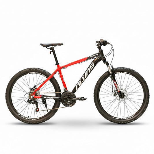 Alvas Farmox 26” Mountain Bike – Lightweight Aluminum Frame – 21-Speed Shimano – Front & Rear Disc Brakes