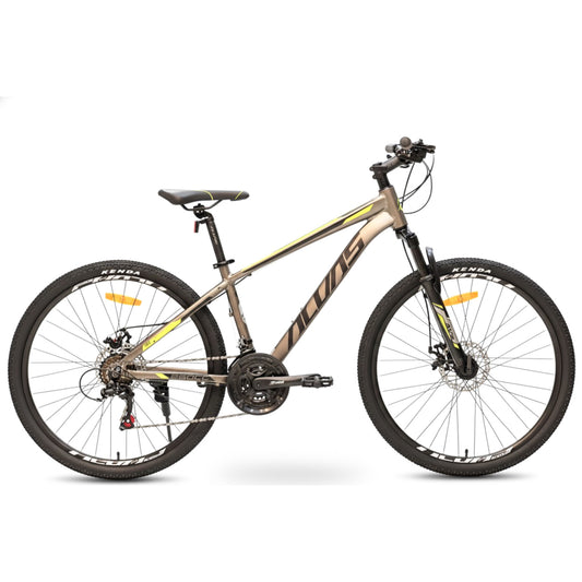 ALVAS 26” Lightweight Aluminum Mountain Bike | 21-Speed | Lockout Fork | Disc Brakes | Double Wall Rims | Kenda Tires