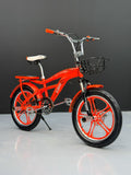 BMX Bike 20” – Strong Frame – Sport Rims – Front Basket – Rear Seat – Wide Tires Lime Green