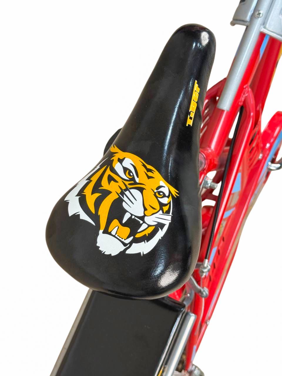TIGER Kids Bike 20 Inch with Front Basket & Back Seat – For Children 6 to 10 Years