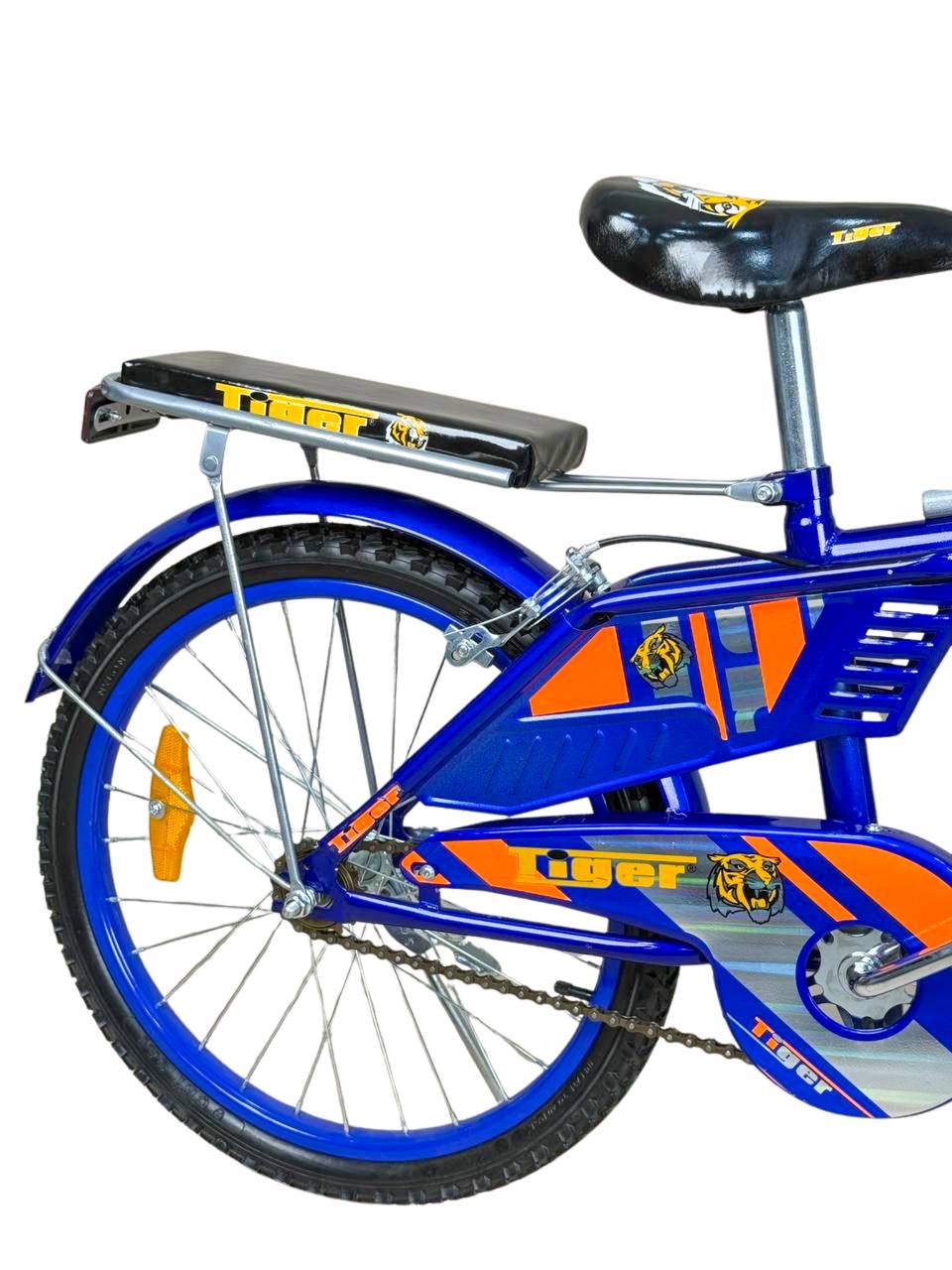 TIGER Kids Bike 20 Inch with Front Basket & Back Seat – For Children 6 to 10 Years