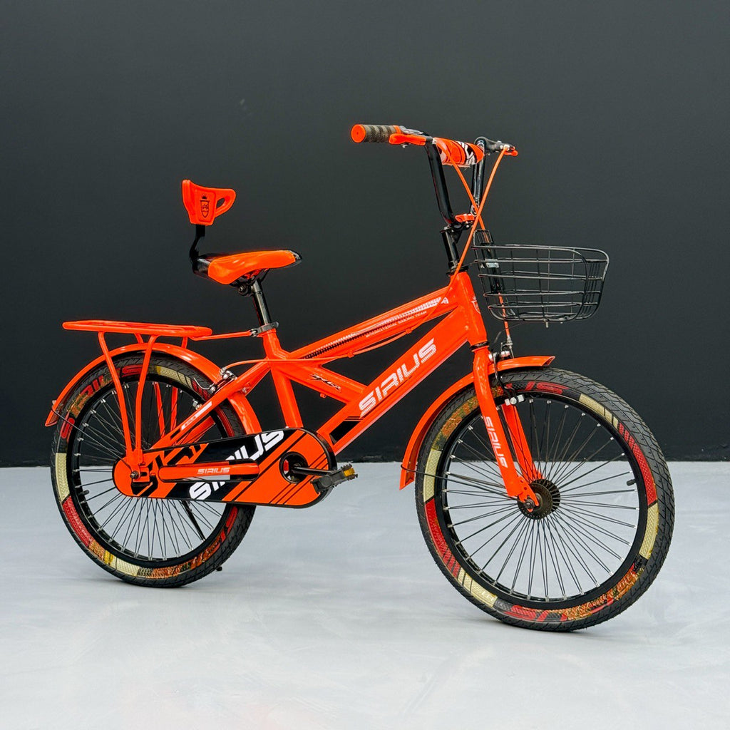 Series 16” Kids Bicycle – Heavy-Duty Frame with Front Basket & Backrest Seat – Safe & Stable Ride Blue