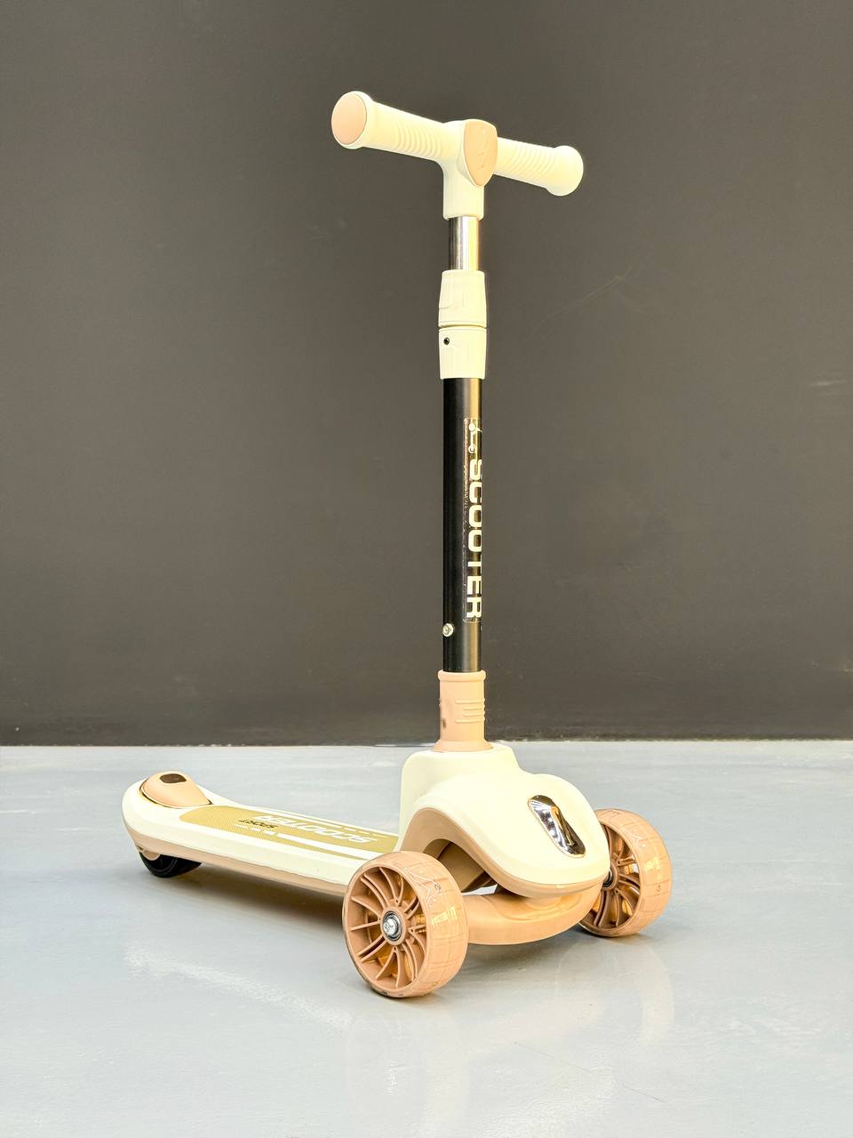 3-Wheel Light-Up Kids Scooter with Music - Foldable & Height Adjustable (Ages 2-10)