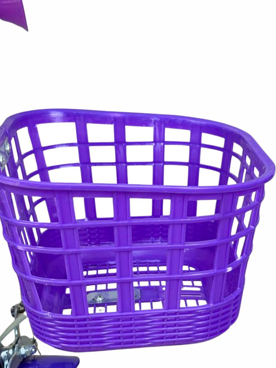 TIGER Kids Bike 16 Inch with Front Basket & Back Seat – For Children 4 to 7 Years