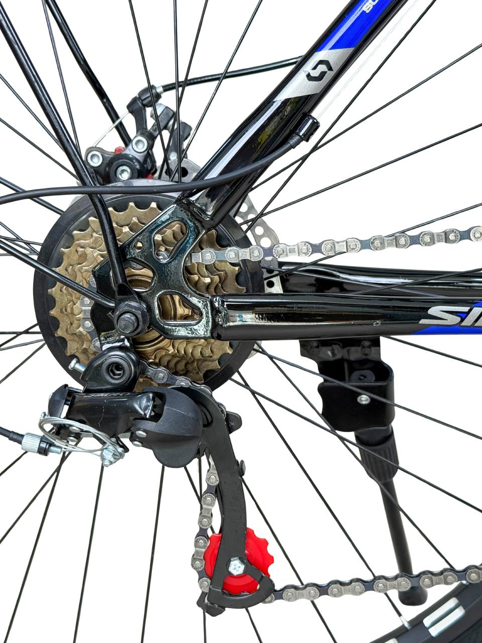 26-Inch Multi-Purpose Bicycle with Front Basket & 21-Speed Gears