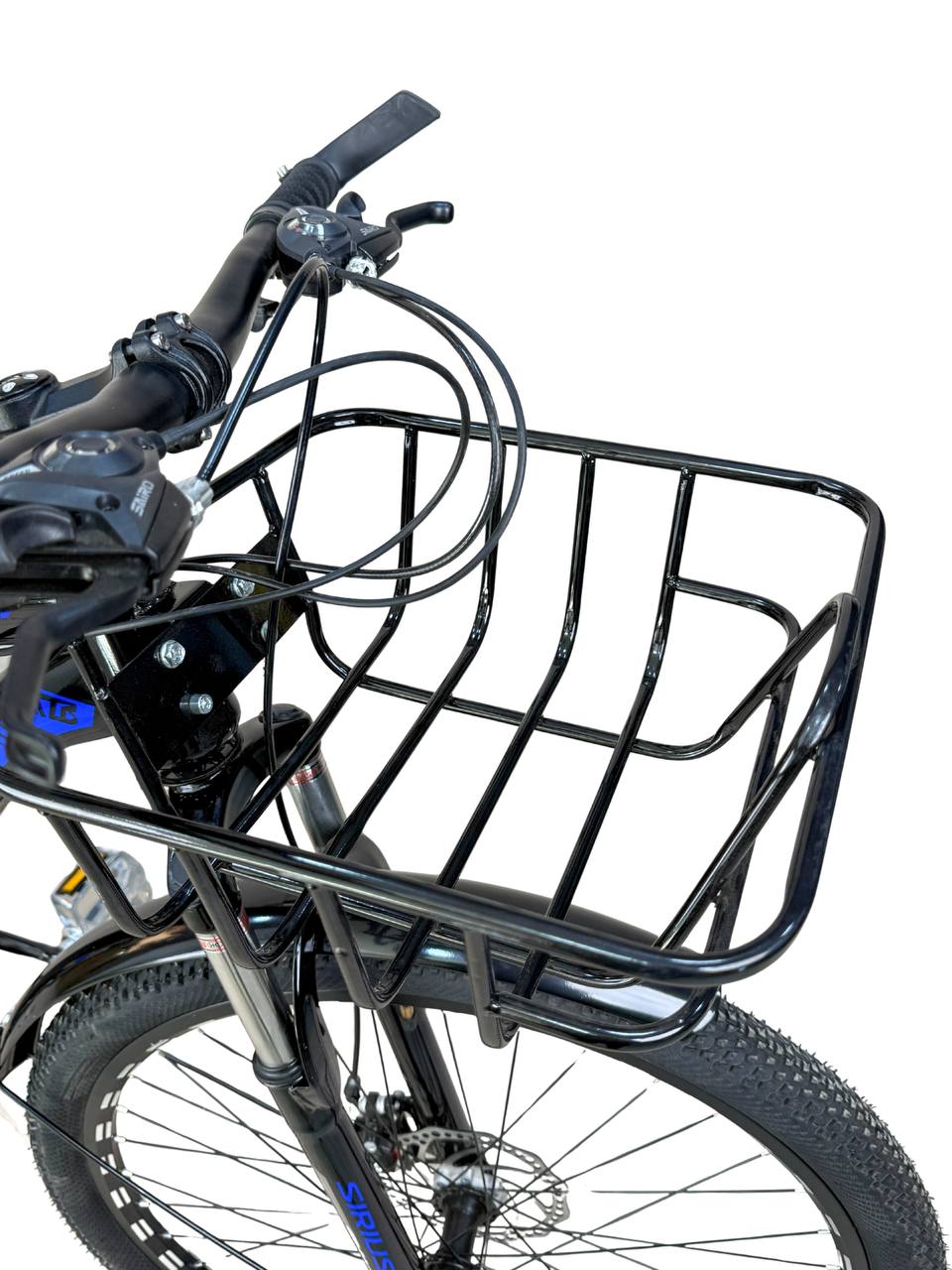 26-Inch Multi-Purpose Bicycle with Front Basket & 21-Speed Gears
