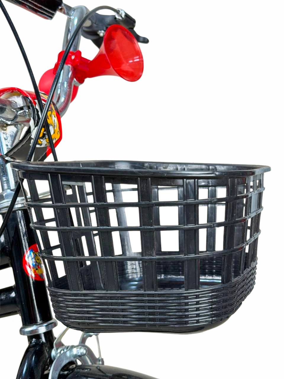 TIGER Kids Bike 20 Inch with Front Basket & Back Seat – For Children 6 to 10 Years