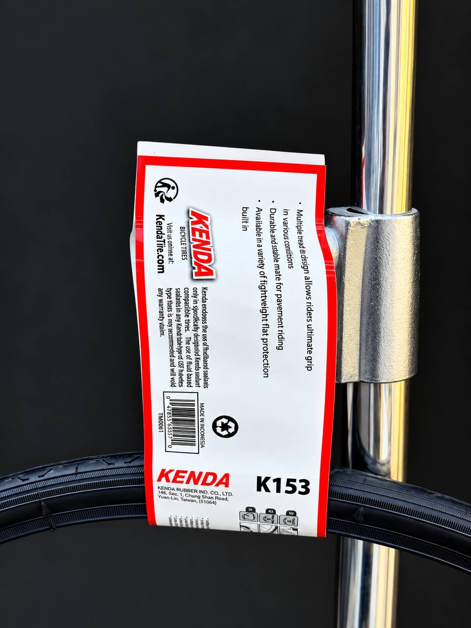 KENDA K153 Bicycle Tire 700×23C – Made in Indonesia