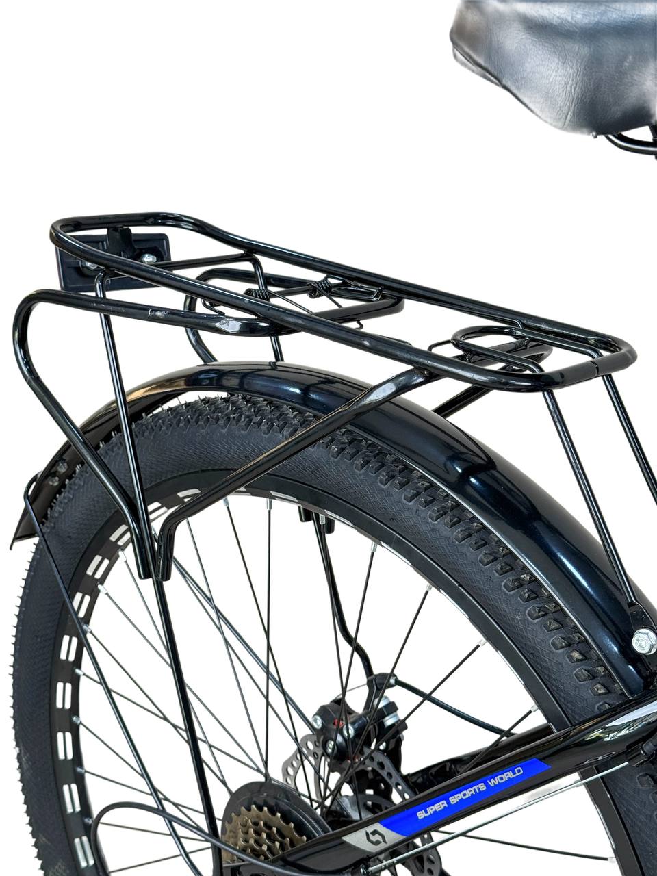 26-Inch Multi-Purpose Bicycle with Front Basket & 21-Speed Gears