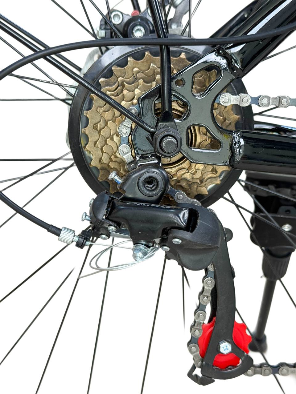 26-Inch Multi-Purpose Bicycle with Front Basket & 21-Speed Gears